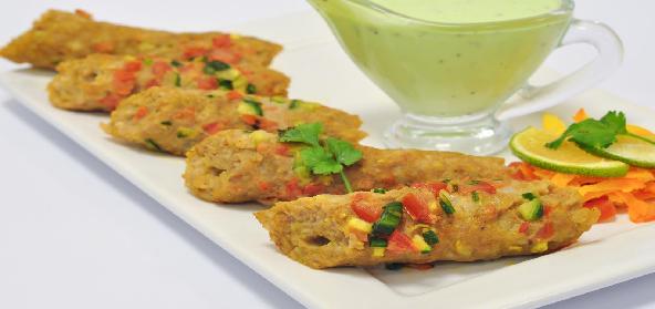 Paneer Tandoori Veg Kabab CORN PANEER SEEKH KABAB