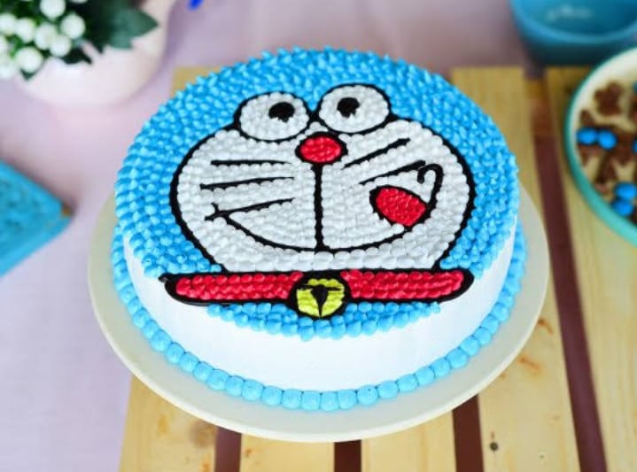 DORAEMON CAKE 1 LB Free Home Delivery ( Orders Above 150 DORAEMON CAKE 1 LB Free Home Delivery ( Orders Above 150
