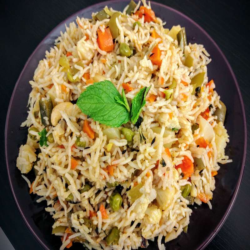 Green Peas Pulao Free Home Delivery, all at your doorstep 10.00 am