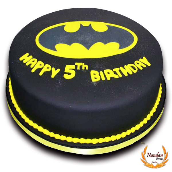 Batman Fondant Cake 1kg | Free Home Delivery- Orders Above 200 Rupees (Just  Restaurant Food).
