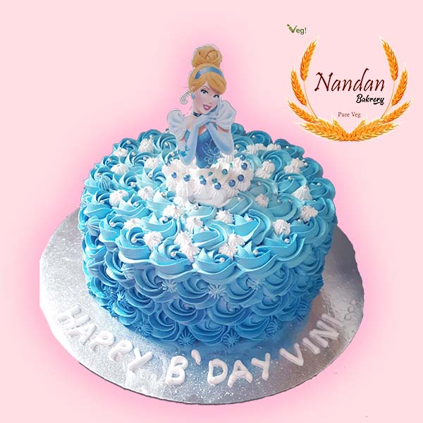 DecoPac Disney Princess 11 Inch Doll Cake Topper Cinderella Blue Bodice  Blonde | eBay